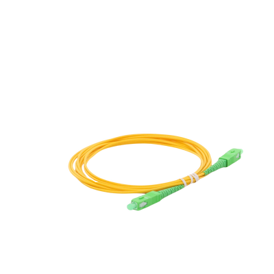 Jumper de Fibra Óptica Monomodo SC/APC-SC/APC Simplex de 3 metros, 2mm