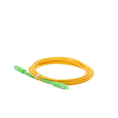 Jumper de Fibra Óptica Monomodo SC/APC-SC/APC Simplex de 2 metros 3mm