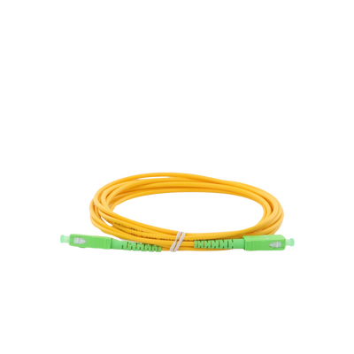 Jumper de Fibra Óptica Monomodo SC/APC-SC/APC Simplex de 2 metros 3mm