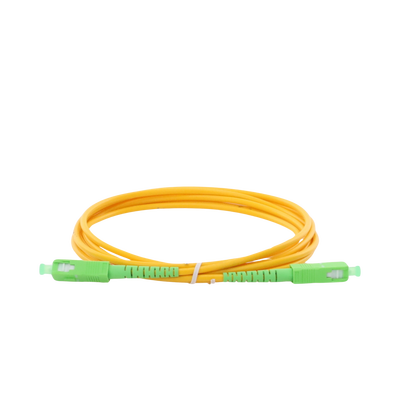 Jumper de Fibra Óptica Monomodo SC/APC-SC/APC Simplex de 3 metros, 3mm