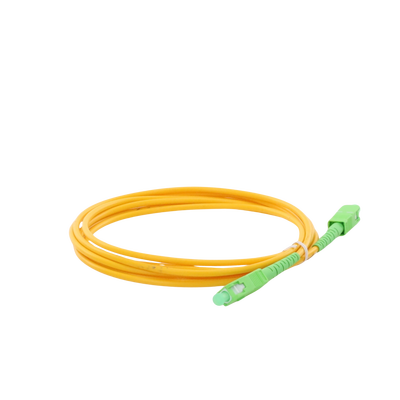 Jumper de Fibra Óptica Monomodo SC/APC-SC/APC Simplex de 3 metros, 3mm