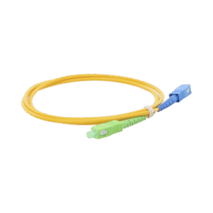 Jumper de Fibra Óptica Monomodo SC/APC-SC/UPC Simplex de 1 metro, 3mm