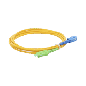 Jumper de Fibra Óptica Monomodo SC/APC-SC/UPC Simplex de 2 metros, 3mm