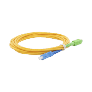 Jumper de Fibra Óptica Monomodo SC/UPC-SC/APC Simplex, color amarillo, 3 metros, 3 mm Jumper de Fibra Óptica Monomodo SC/UPC-SC/APC Simplex, color amarillo, 3 metros, 3 mm