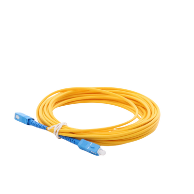 Jumper de Fibra Óptica Monomodo SC/UPC-SC/UPC Simplex de 6 metro, 3mm
