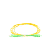 Jumper de Fibra Óptica Monomodo SC/APC SC/APC Simplex, color amarillo, 2 metros, 2mm
