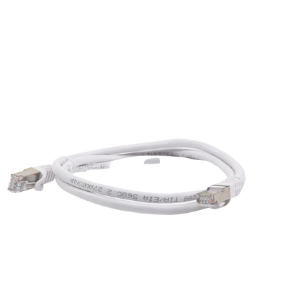 Patch Cord Cat6A 10G blindado 1.0M ( 3.28 ft ) BLANCO
