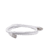 Patch Cord Cat6A 10G blindado 1.0M ( 3.28 ft ) BLANCO