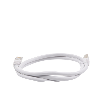 Patch Cord Cat6A 10G blindado 1.0M ( 3.28 ft ) BLANCO