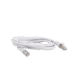 Patch Cord Cat6A 10G blindado 2M ( 6.25 ft ) BLANCO