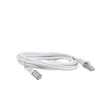 Patch Cord Cat6A 10G blindado 2M ( 6.25 ft ) BLANCO