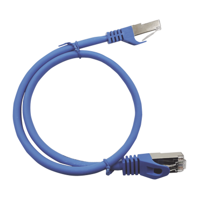 Patch Cord Cat6A 10G blindado 7.0M ( 22.96 ft ) AZUL