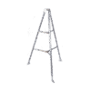 Montaje de tripie para exterior, altura total del tripie 1.52 m. Compatible con mástiles de hasta 3 m de largo 1 1/4 a 2" de diámetro