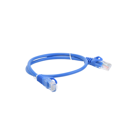 Cable de parcheo UTP Cat5e - 0.5 m - azul