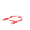 Cable de parcheo UTP Cat5e - 0.5 m - rojo