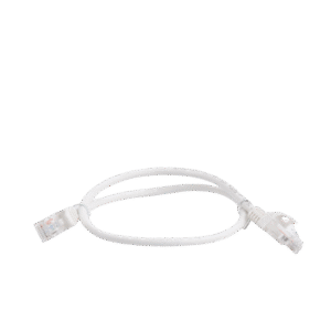 Cable de parcheo UTP Cat5e - 0.5 m - blanco