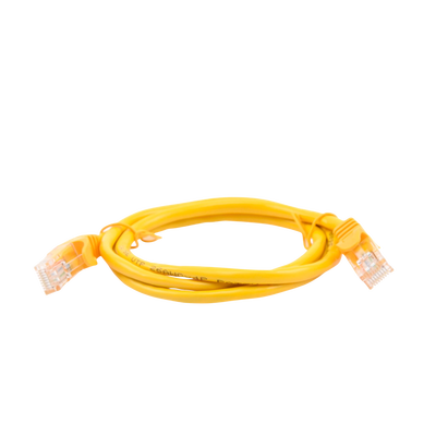 Cable de parcheo UTP Cat5e - 1 m - amarillo Cable de parcheo UTP Cat5e - 1 m - amarillo