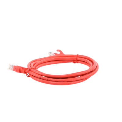 Cable de Parcheo UTP Cat5e - 2.0m. - Rojo