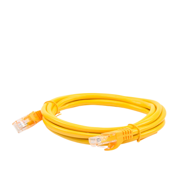 Cable de Parcheo UTP Cat5e - 2.0m. - Amarillo Cable de Parcheo UTP Cat5e - 2.0m. - Amarillo