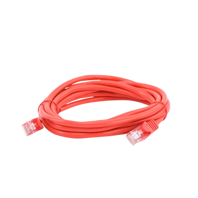 Cable de Parcheo UTP Cat5e - 3.0m. - Rojo Cable de Parcheo UTP Cat5e - 3.0m. - Rojo