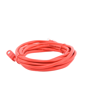 Cable de Parcheo UTP Cat5e - 3.0m. - Rojo Cable de Parcheo UTP Cat5e - 3.0m. - Rojo