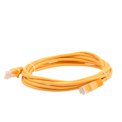 Cable de parcheo UTP Cat5e - 3.0m. - Amarillo