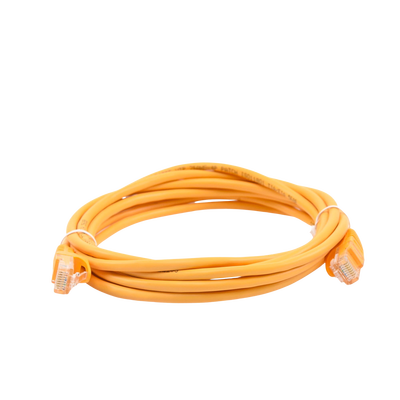 Cable de parcheo UTP Cat5e - 3.0m. - Amarillo