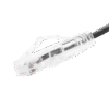 Cable de Parcheo Slim UTP Cat6 - 20 cm Negro Diámetro Reducido (28 AWG)