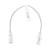 Cable de Parcheo Slim UTP Cat6 - 30 cm Gris Diámetro Reducido (28 AWG)