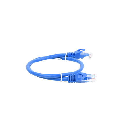 Cable de parcheo UTP Cat6 - 0.5 m - azul