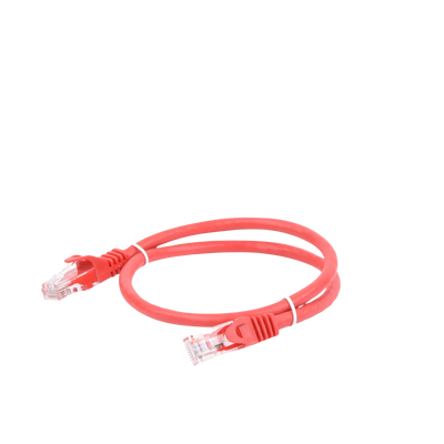 Cable de parcheo UTP Cat6 - 0.5 m - rojo Cable de parcheo UTP Cat6 - 0.5 m - rojo
