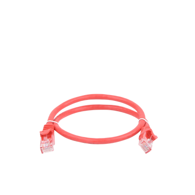 Cable de parcheo UTP Cat6 - 0.5 m - rojo Cable de parcheo UTP Cat6 - 0.5 m - rojo