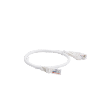 Cable de parcheo UTP Cat6 - 0.5 m - blanco