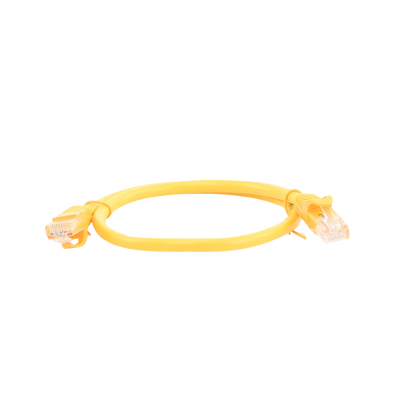 Cable de parcheo UTP Cat6 - 0.5 m - amarillo