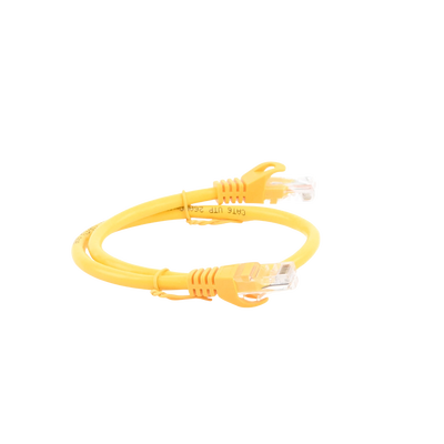 Cable de parcheo UTP Cat6 - 0.5 m - amarillo