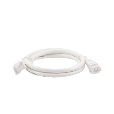 Cable de parcheo UTP Cat6 - 1 m - blanco Cable de parcheo UTP Cat6 - 1 m - blanco