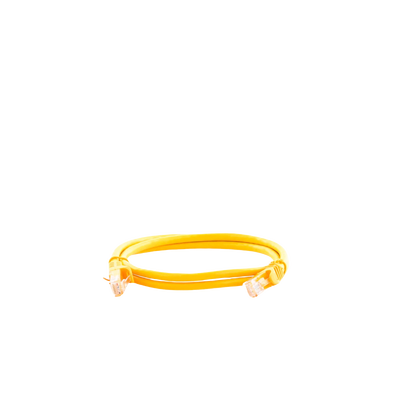 Cable de parcheo UTP Cat6 - 1 m - amarillo Cable de parcheo UTP Cat6 - 1 m - amarillo