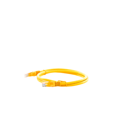 Cable de parcheo UTP Cat6 - 1 m - amarillo Cable de parcheo UTP Cat6 - 1 m - amarillo