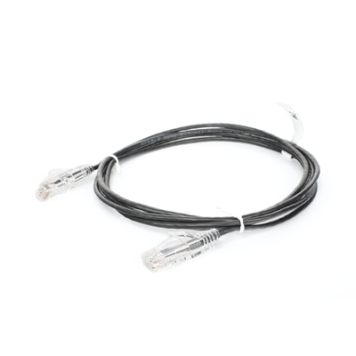 Cable de Parcheo Slim UTP Cat6 - 1.5 m Negro Diámetro Reducido (28 AWG)