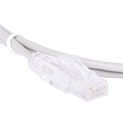 Cable de Parcheo Slim UTP Cat6 - 1.5 m Gris Diámetro Reducido (28 AWG)