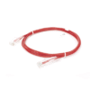 Cable de Parcheo Slim UTP Cat6 - 1.5 m Rojo Diámetro Reducido (28 AWG)