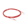 Cable de Parcheo Slim UTP Cat6 - 1.5 m Rojo Diámetro Reducido (28 AWG)