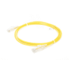 Cable de Parcheo Slim UTP Cat6 - 1.5 m Amarillo Diámetro Reducido (28 AWG)