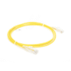 Cable de Parcheo Slim UTP Cat6 - 1.5 m Amarillo Diámetro Reducido (28 AWG)