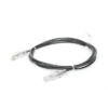 Cable de Parcheo Slim UTP Cat6 - 2 m Negro Diámetro Reducido (28 AWG)