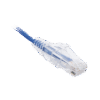 Cable de Parcheo Slim UTP Cat6 - 2 m Azul Diámetro Reducido (28 AWG)