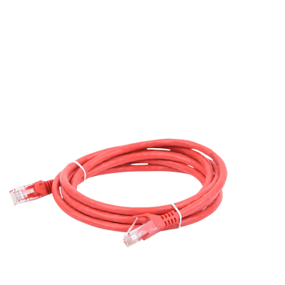 Cable de parcheo UTP Cat6 - 2 m - rojo