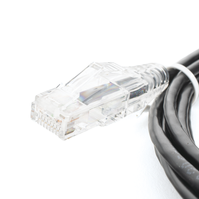 Cable de Parcheo Slim UTP Cat6 - 3 m Negro Diámetro Reducido (28 AWG)