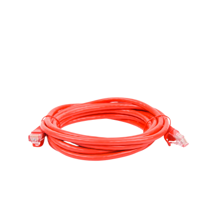 Cable de Parcheo UTP Cat6 - 3.0m. - Rojo Cable de Parcheo UTP Cat6 - 3.0m. - Rojo