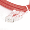 Cable de Parcheo Slim UTP Cat6 - 3 m Rojo Diámetro Reducido (28 AWG)